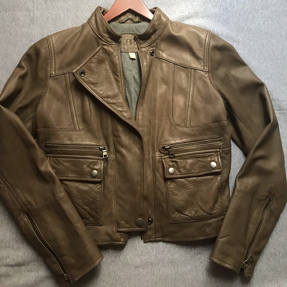 Leather jacket